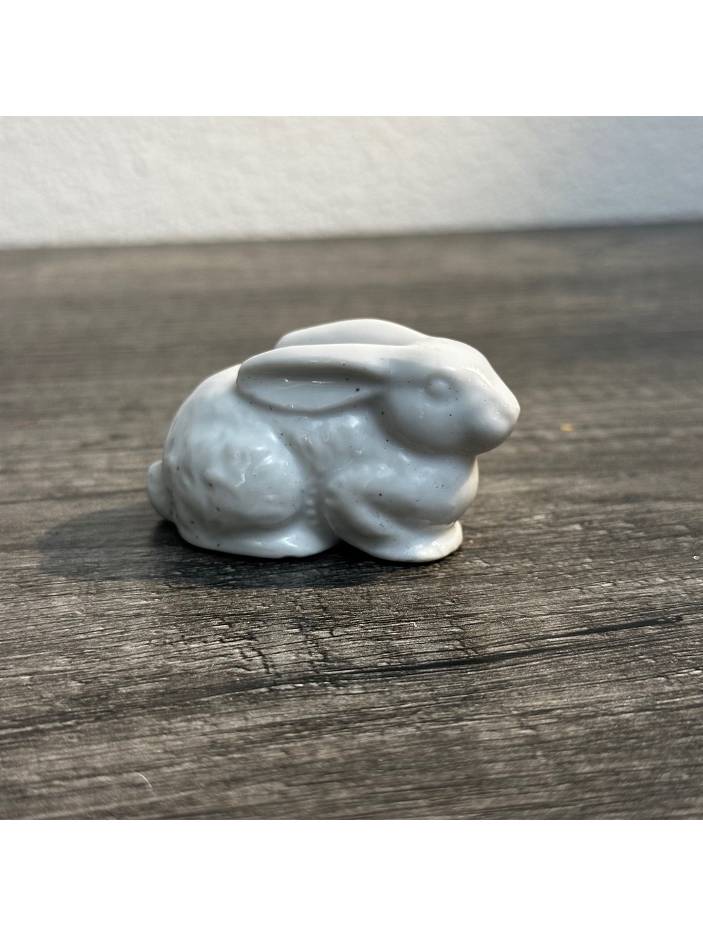 Vintage 1950s-60s Made in Japan White Porcelain Bunny Rabbit Figurine